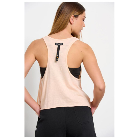Bodytalk Γυναικεία αμάνικη μπλούζα Asymmetrical Loose Fit Tank Top